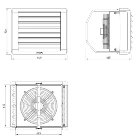 Водяной тепловентилятор Греерс ВС-3275